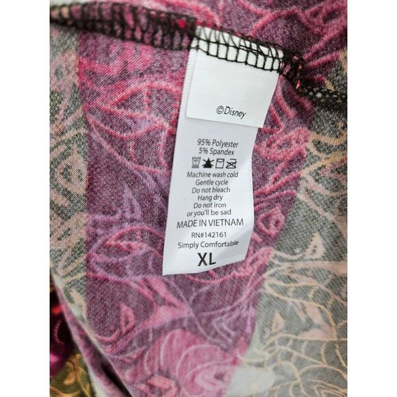 New Lularoe Disney Irma Tunic Top Womens XL Maleficent Villain TShirt - Picture 4 of 5